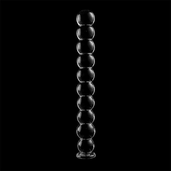 NEBULA SERIES BY IBIZA - MODEL 22 DILDO BOROSILICATE GLASS 21.5 X 2.5 CM CLEAR 5